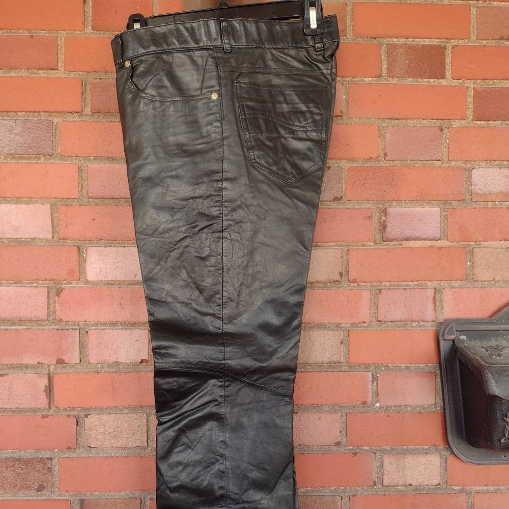 Awesome Vintage Leather Pants, Mens 31, Berman's